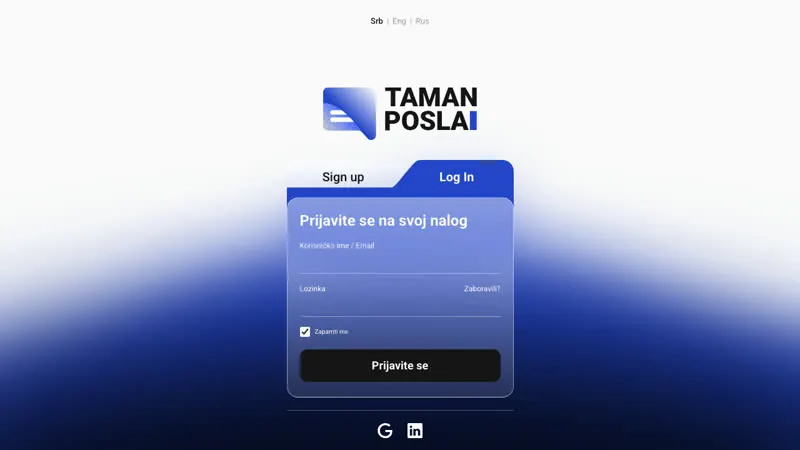 TamanPosla, AI platforma za zapošljavanje